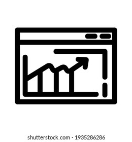 graph icon or logo isolated sign symbol vector illustration - high quality black style vector icons
