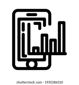 graph icon or logo isolated sign symbol vector illustration - high quality black style vector icons

