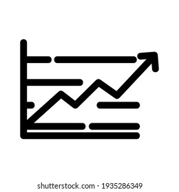 icono de gráfico o logotipo símbolo de signo aislado ilustración vectorial - iconos vectoriales de estilo negro de alta calidad
