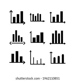 graph icon or logo isolated sign symbol vector illustration - Collection of high quality black style vector icons
