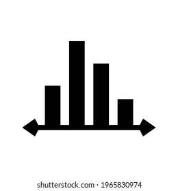 graph icon or logo isolated sign symbol vector illustration - high quality black style vector icons
