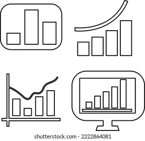 graph icon or logo isolated sign symbol vector illustration - Collection of high quality black style vector icons.eps
