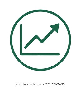 gráfico ícone para cima logotipo selo vetor no fundo branco
Ícone de carimbo de vetor