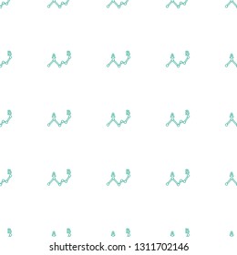 graph icon pattern seamless white background. Editable line graph icon. graph icon pattern for web and mobile.