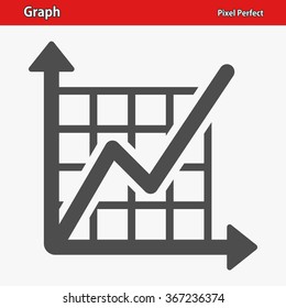 Graph Icon. Professional, pixel perfect icons optimized for both large and small resolutions. EPS 8 format.