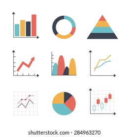 Graph Icon set