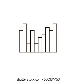 graph icon. sign design