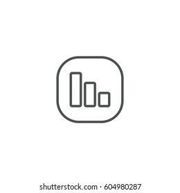 graph icon. sign design