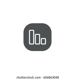 graph icon. sign design