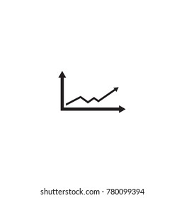 graph icon. sign design