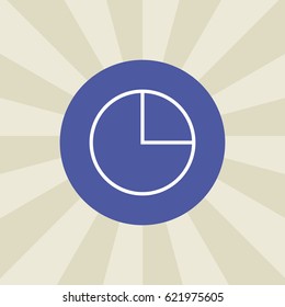 graph icon. sign design. background