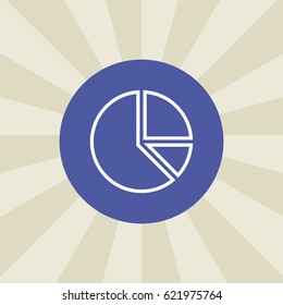 graph icon. sign design. background