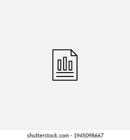 Graph icon sign vector,Symbol, logo illustration for web and mobile