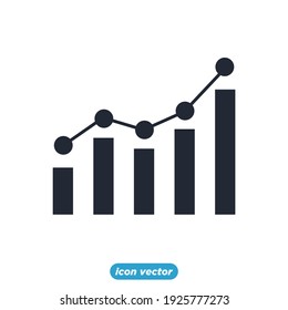 graph icon. statistics, analytics symbol template for graphic and web design collection logo vector illustration