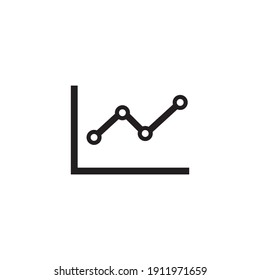 graph icon symbol sign vector