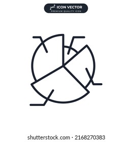graph icon symbol template for graphic and web design collection logo vector illustration