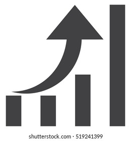 Graph icon symbol vector