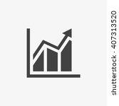 Graph Icon in trendy flat style isolated on grey background. Chart bar symbol for your web site design, logo, app, UI. Vector illustration, EPS10.