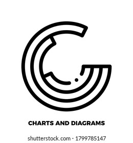 Graph Icon in trendy flat style isolated on white background. Chart bar symbol for your web site design, logo, app, UI. Vector illustration, EPS10.