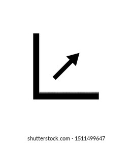 Graph Icon in trendy vector illustration