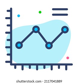 graph Icon. User interface Vector Illustration, As a Simple Vector Sign and Trendy Symbol in Line Art Style, for Design and Websites, or Mobile Apps,