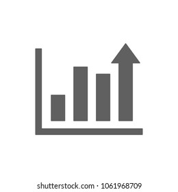 Graph icon vector