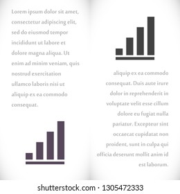Graph icon - Vector