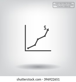 Graph Icon Vector