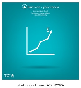 Graph Icon Vector