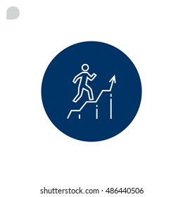 Graph icon vector.