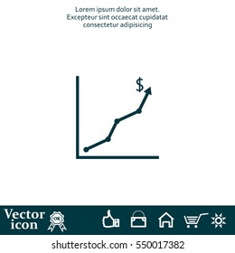Graph Icon Vector