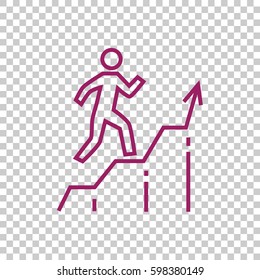 Graph icon vector.