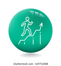 Graph icon vector.