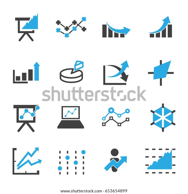 graph\
icon vector for business commercial market\
stock
