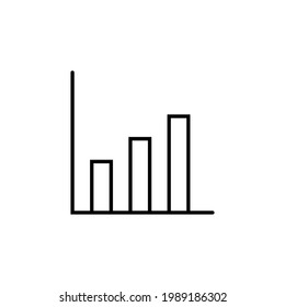 graph icon vector, graph chart icon, Chart icon vector.