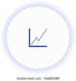Graph  icon. Vector design. 