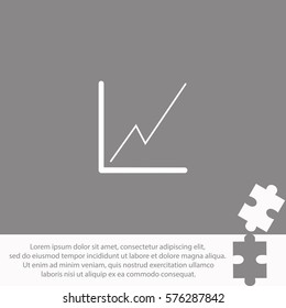 Graph  icon Vector design.