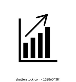 Graph icon vector design template