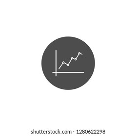 Graph icon . Vector . EPS 10