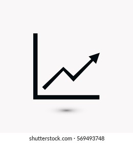 Graph Icon, Vector EPS 10 illustration style