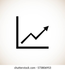 Graph Icon, Vector EPS 10 illustration style