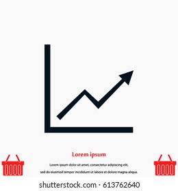 Graph Icon, Vector EPS 10 illustration style