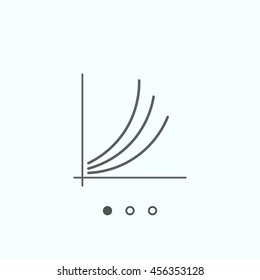 graph Icon, vector, icon flat