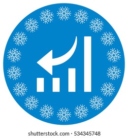 Graph Icon Vector flat design style