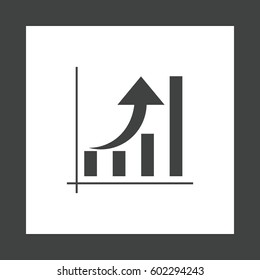 Graph Icon Vector flat design style