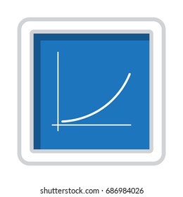 Graph Icon Vector flat design style