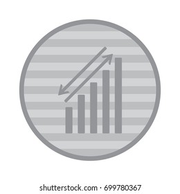 Graph Icon Vector flat design style
