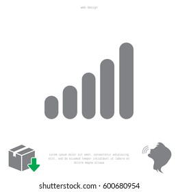 graph icon. vector illustration