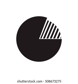 Graph icon vector isolated on white background. Diagram symbol for your design, logo, application, presentation.