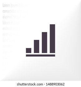 Graph icon - Vector . Lorem Ipsum Illustration design